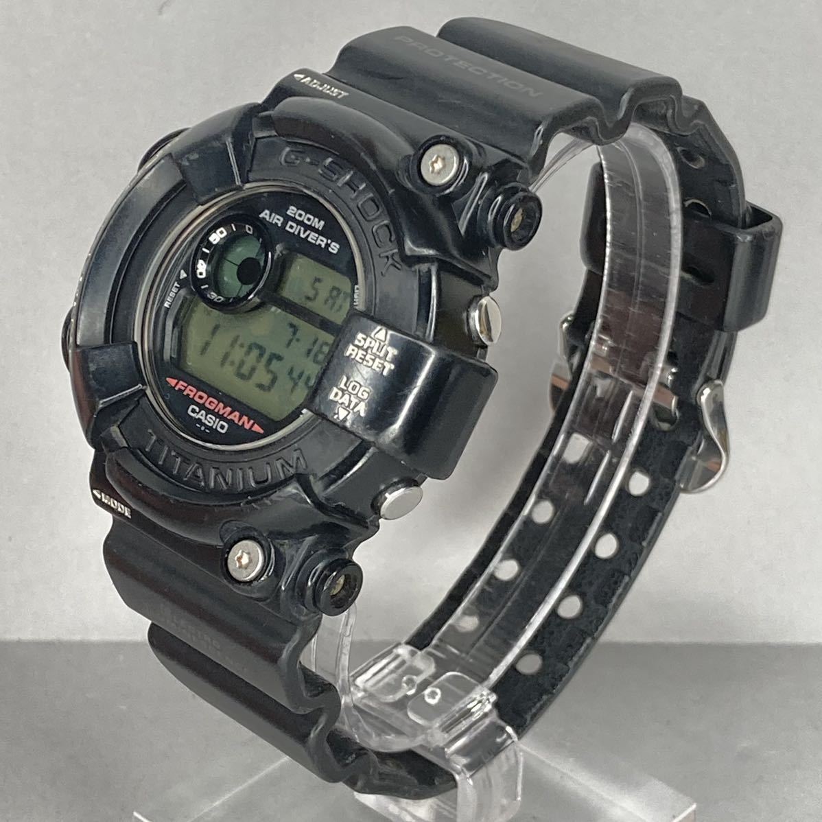 美品 G-SHOCK DW-8200Z-1T FROGMAN フロッグマン MEN IN BLACK メン