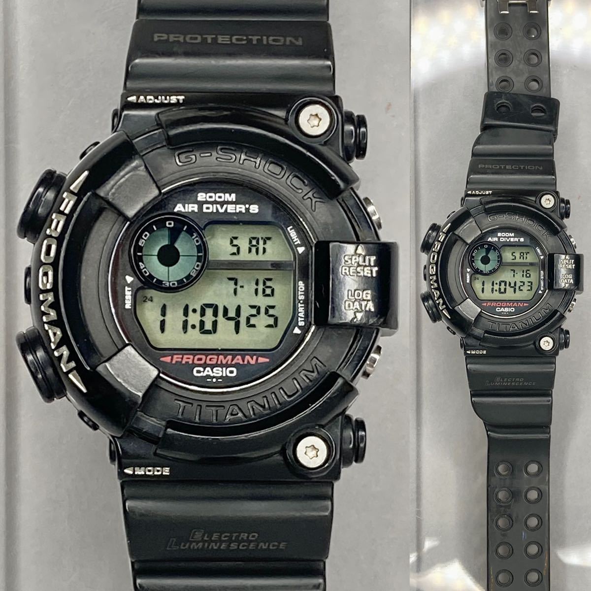 美品 G-SHOCK DW-8200Z-1T FROGMAN フロッグマン MEN IN BLACK メン