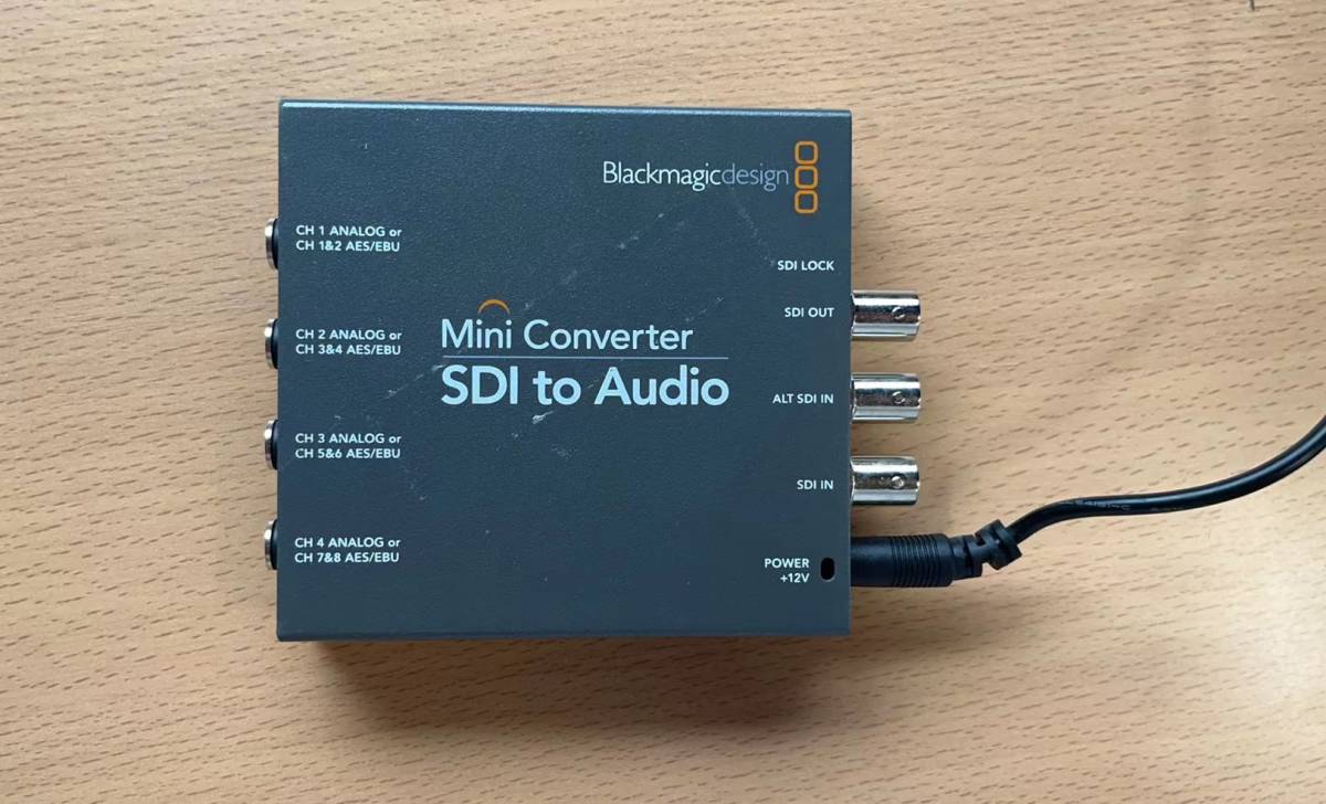 Blackmagic Design Mini Converter SDI to Audio 2点セット 動作品