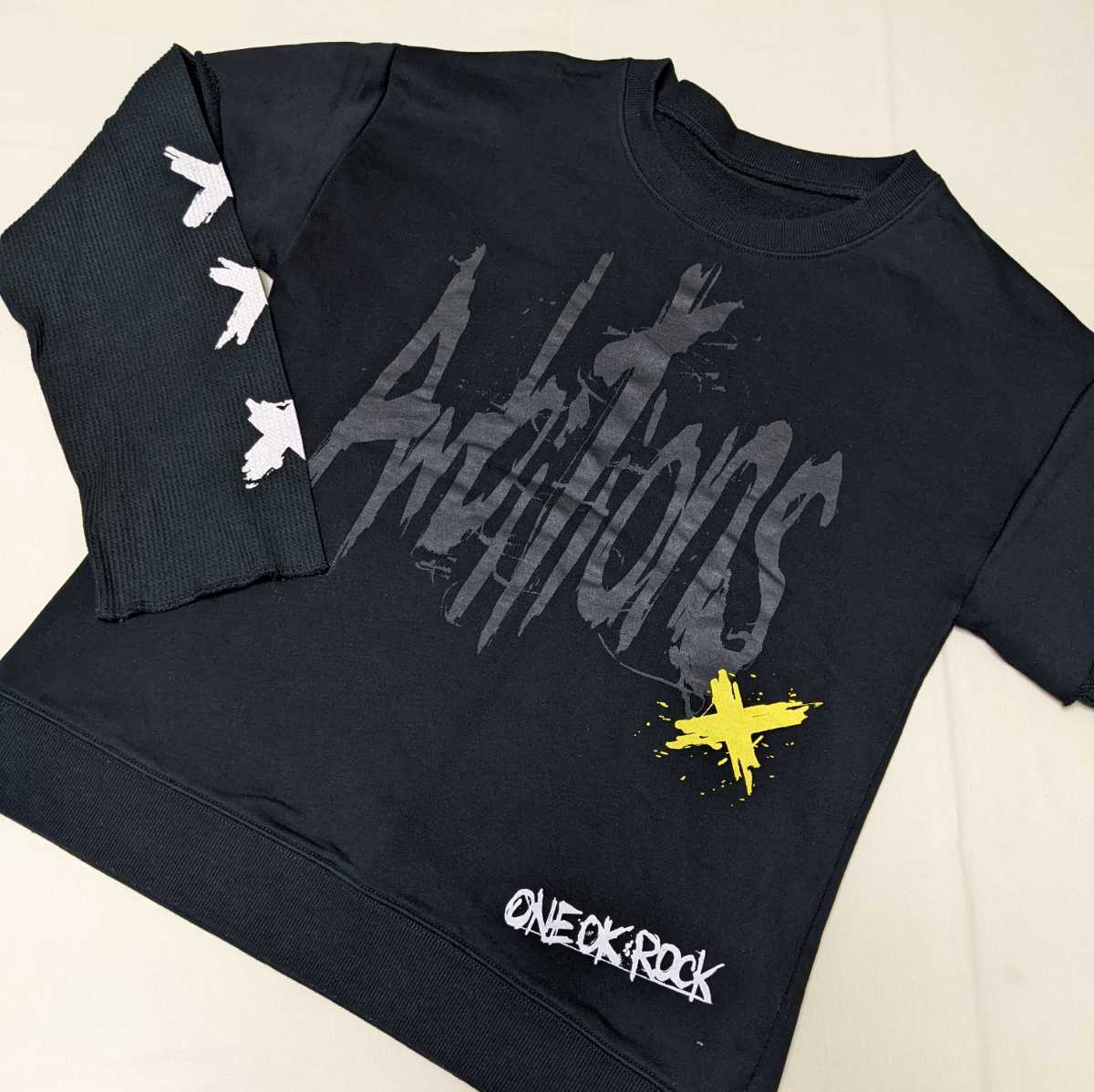 Ai98 One 17 Ambitions Japan L Ok Rock Tour グッズ スウェット トレーナー メンズ ライブ レディース ワンオクロック 長袖 黒 流行のアイテム Ok