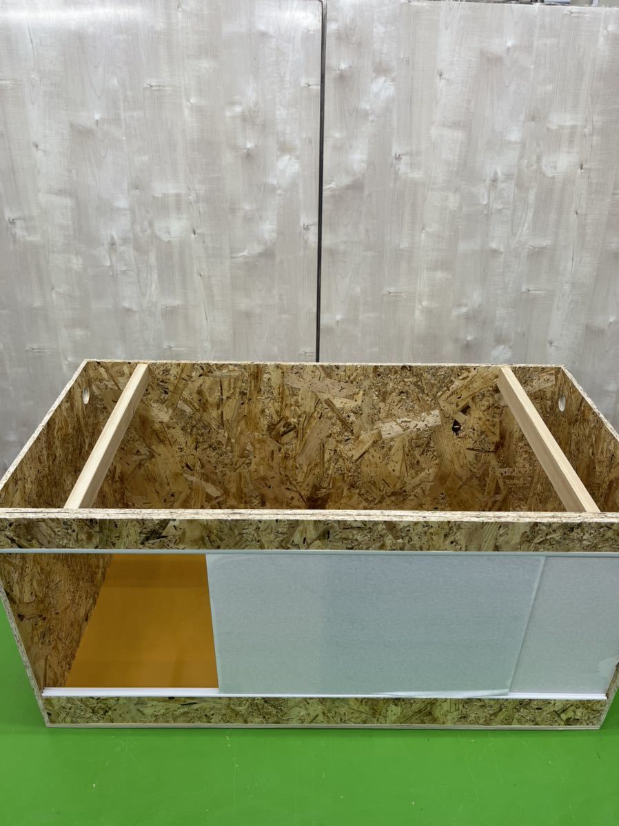 爬虫類ケージ 1500×600×450 金網加工