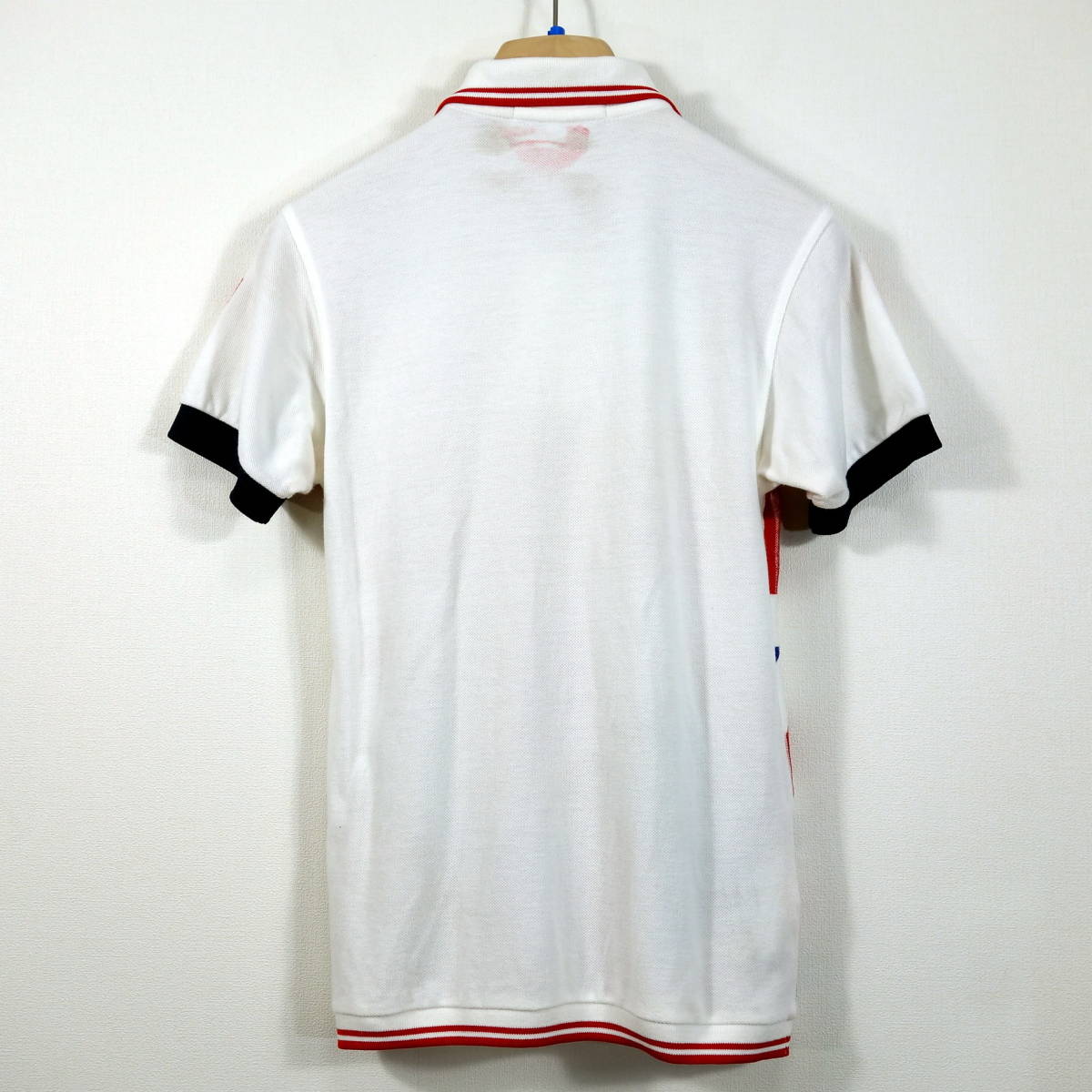 [ superior article ] Comme des Garcons shirt Fred Perry paint Union Jack polo-shirt Comme des GARCONS SHIRT FRED PERRY size SS