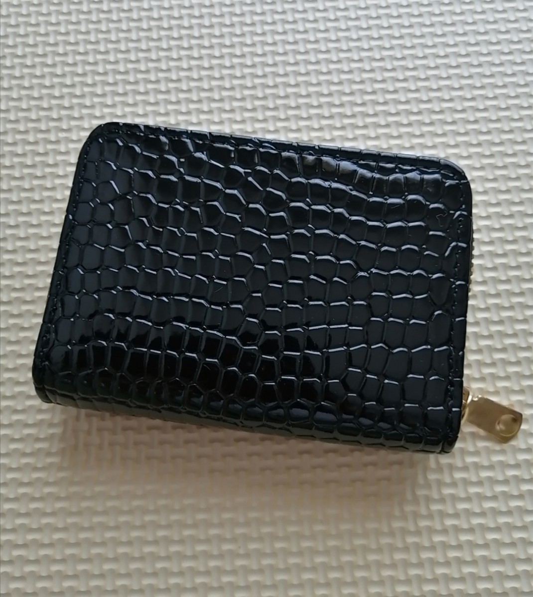 カードケース コインケース クロコ調型押し ミニ財布 大容量 男女兼用