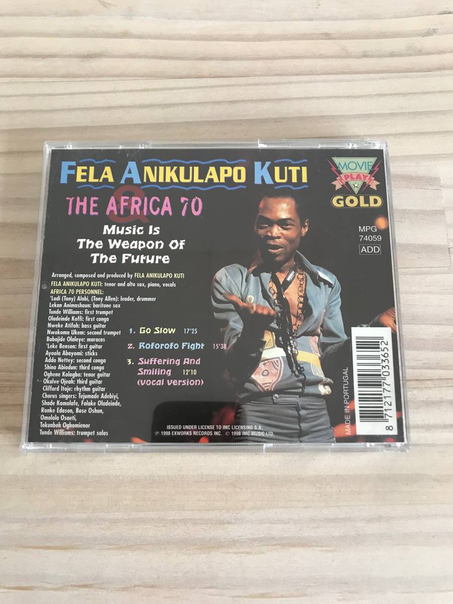 FELA KUTI/MUSIC IS THE WEAPON OF THE FUTURE/CD/Fela Kuti & Africa 70/フェラクティ/アフリカン/ワールドミュージック_画像2