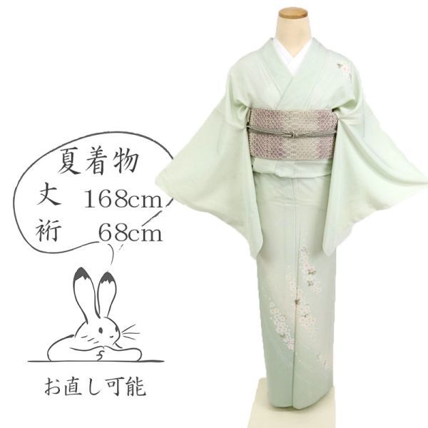 SALE／55%OFF】 【夏着物】未使用 夏着物 五泉 『絽 付下げ 揺れる桜の