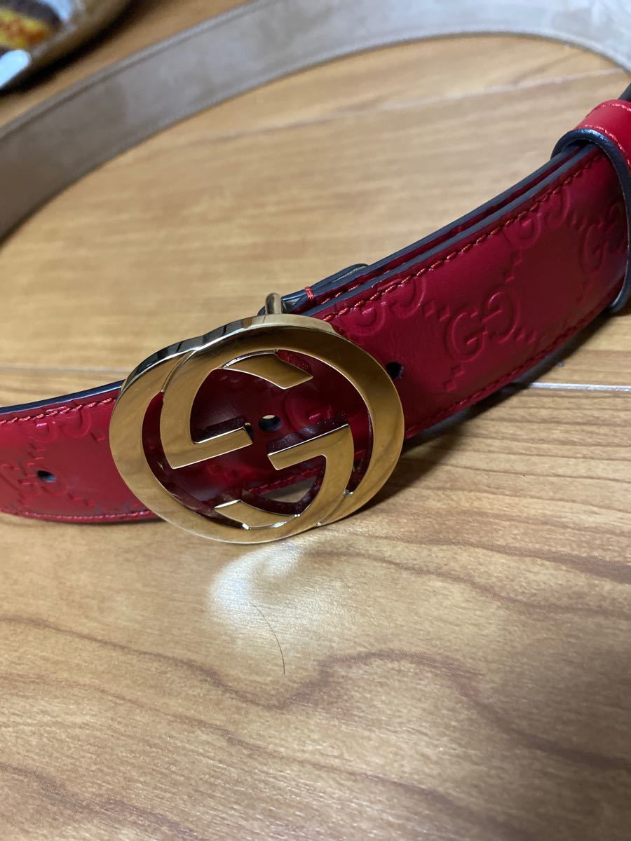 のある Gucci - グッチ レディース ベルト 赤の通販 by ゆのはる's
