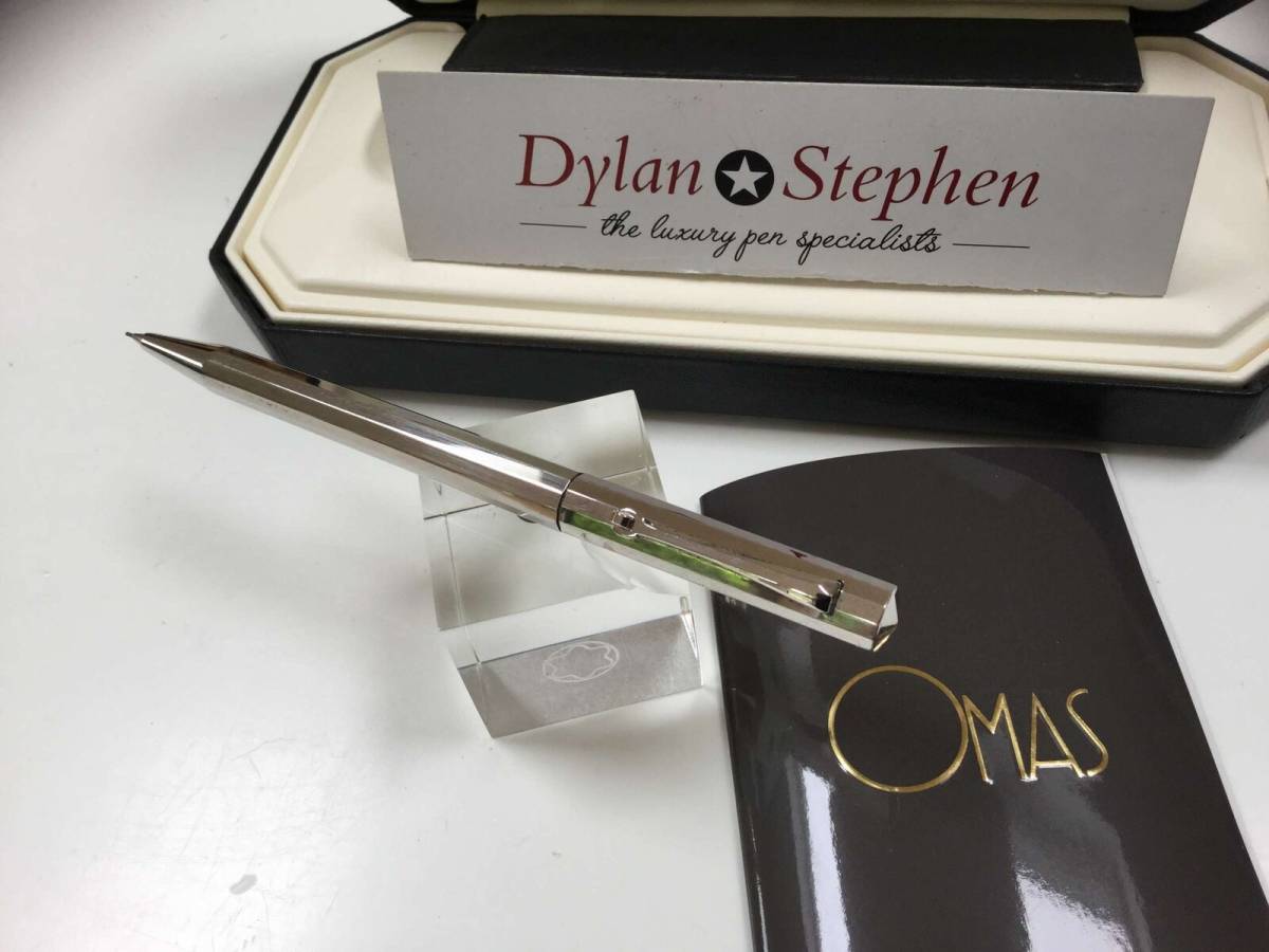 Omas 925 スターリングシルバー 12 サイドドデカゴン機械式鉛筆 + 箱- dylanstephen535