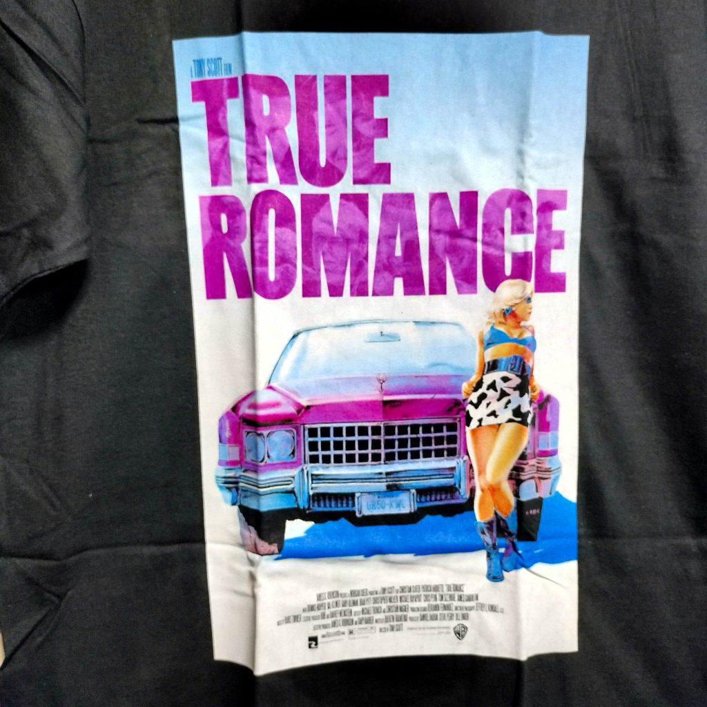 映画『トゥルーロマンス』True Romance』BIGプリントTシャツ 黒L 映画『トゥルーロマンス』True Romance』BIGプリントTシャツ 黒L