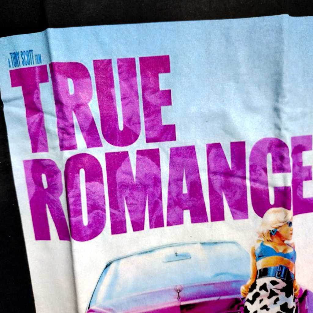 映画『トゥルーロマンス』True Romance』BIGプリントTシャツ 黒L 映画『トゥルーロマンス』True Romance』BIGプリントTシャツ 黒L