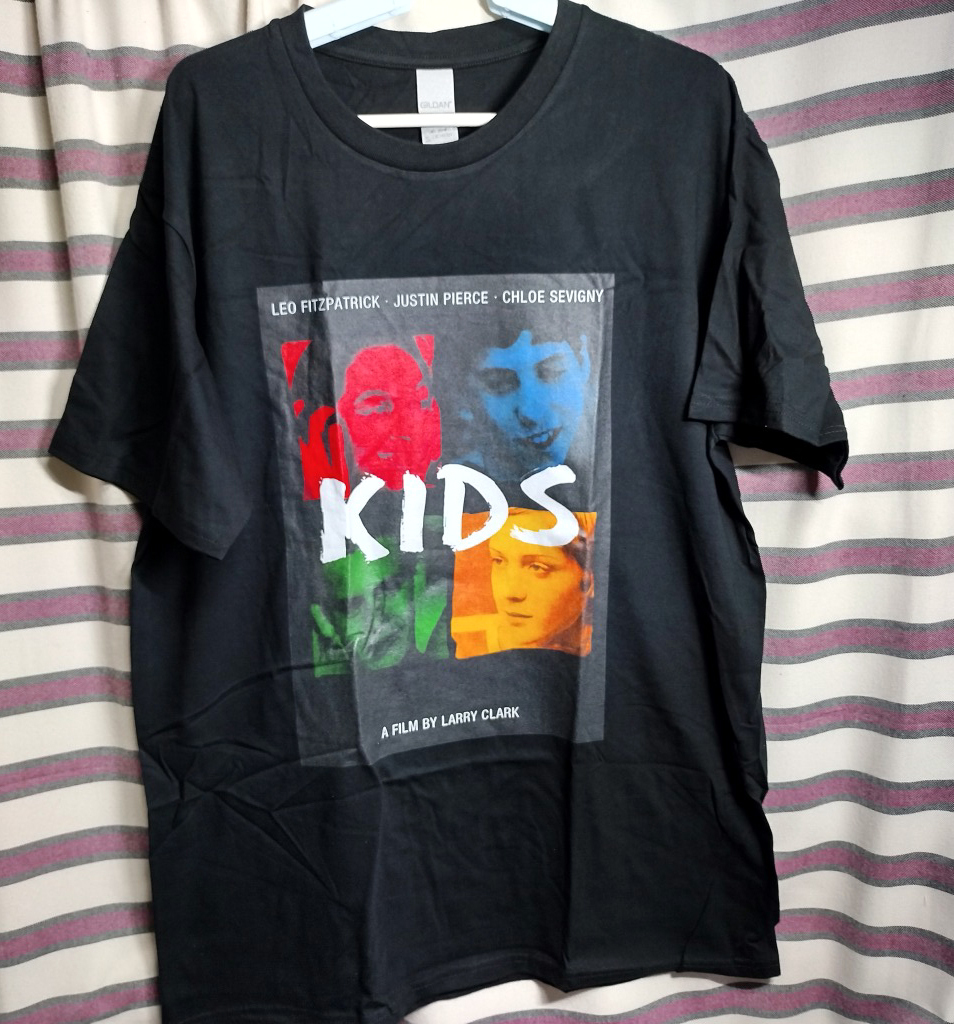 映画『KIDS/キッズ』 BIGプリントTシャツ 黒XL 映画Tシャツ 映画『KIDS/キッズ』 BIGプリントTシャツ 黒XL 映画Tシャツ