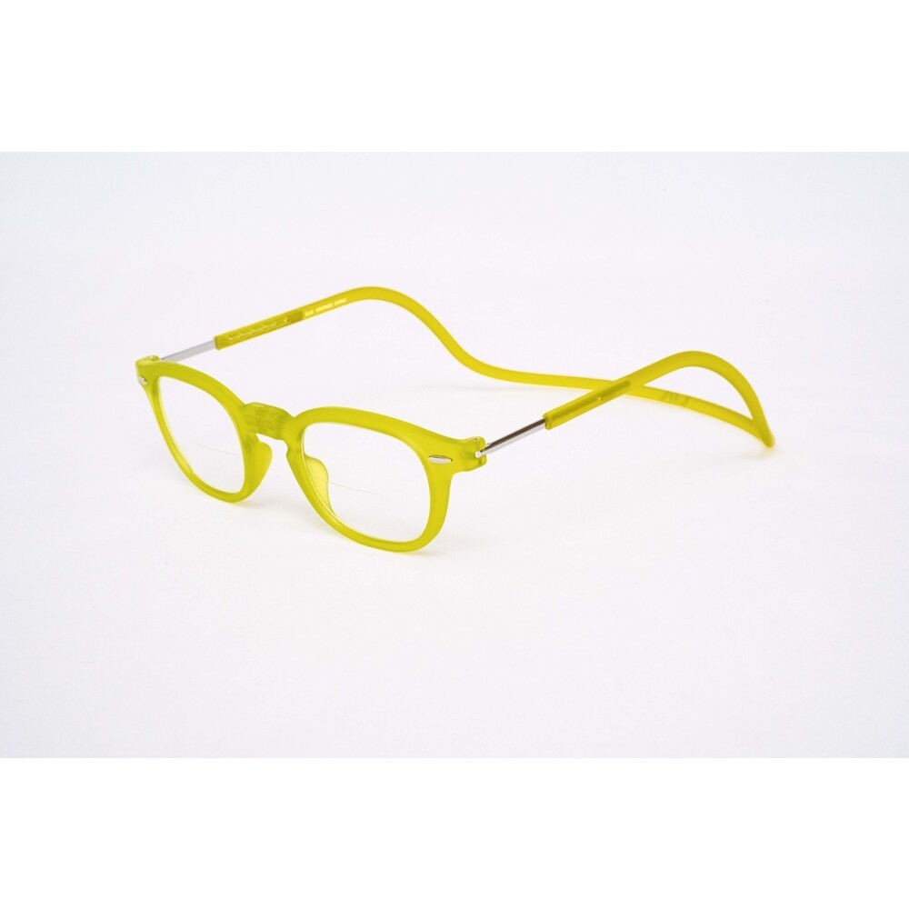 ☆ B-2.レモンライム ☆ 度数0.00/+2.50 遠近両用 メガネ 老眼鏡 通販 CLIC EXE Vintage 遠近両用メガネ ブルーライトカット 軽量 丈夫 首
