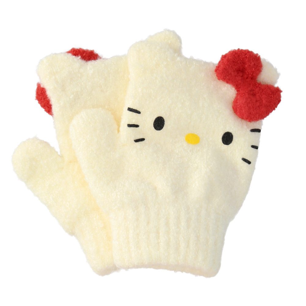 * KT41307ki tea OFF gloves Kids character mail order man girl mitten lovely stylish Sanrio ki tea my meropompomp