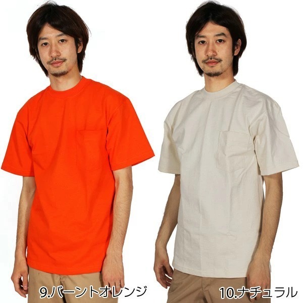 ☆ 2.ダークグリーン ☆ S Tシャツ メンズ ブランド 半袖 無地 シンプル CAMBER キャンバー ポケット付きTシャツ ヘビーウェイトTシャツ_画像9