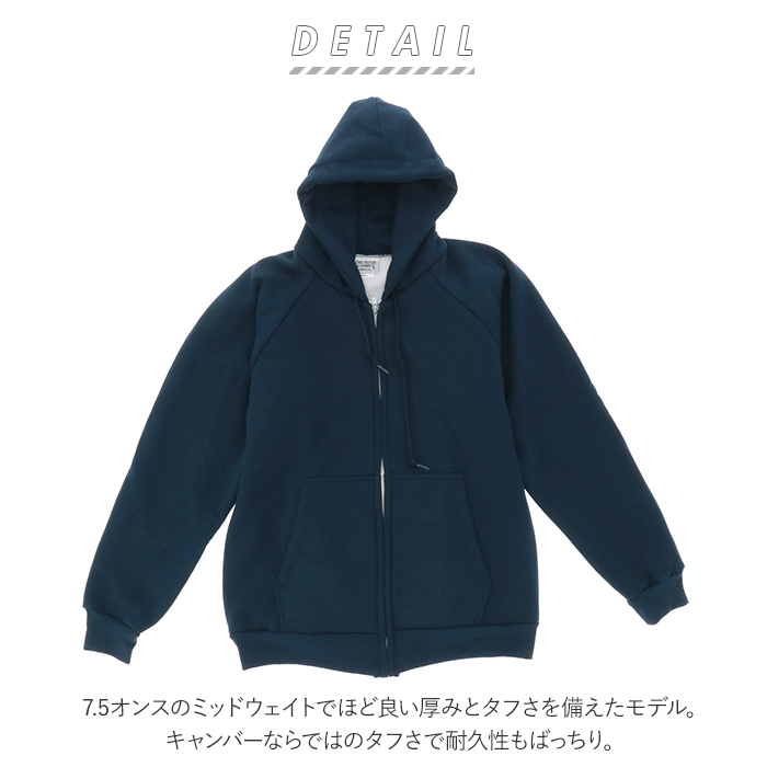 ☆ DarkGreen ☆ サイズS キャンバー camber パーカー 通販 スウェット 531 ジッパー フーデッド #531 CHILL BUSTER ZIPPER HOODED 7.5oz_画像5