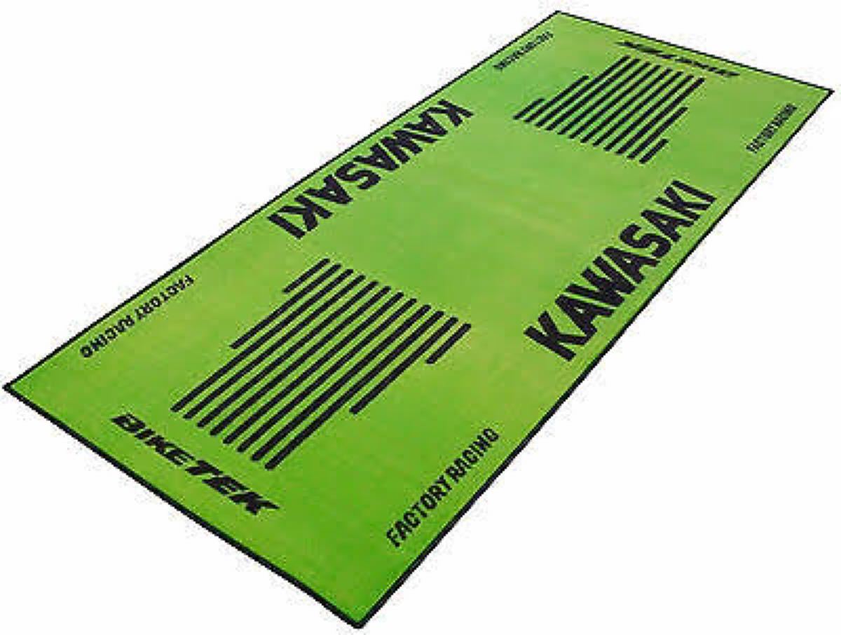 正規品新品】 BIKETEK ガレージマット KAWASAKI 190x80cm ピット 正規品新品】 BIKETEK ガレージマット KAWASAKI 190x80cm ピット