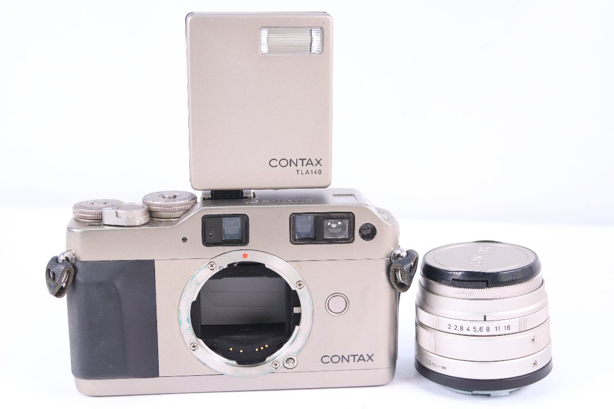 CONTAX G1 /カールツァイス45mmレンズ TLA140フラッシュ-