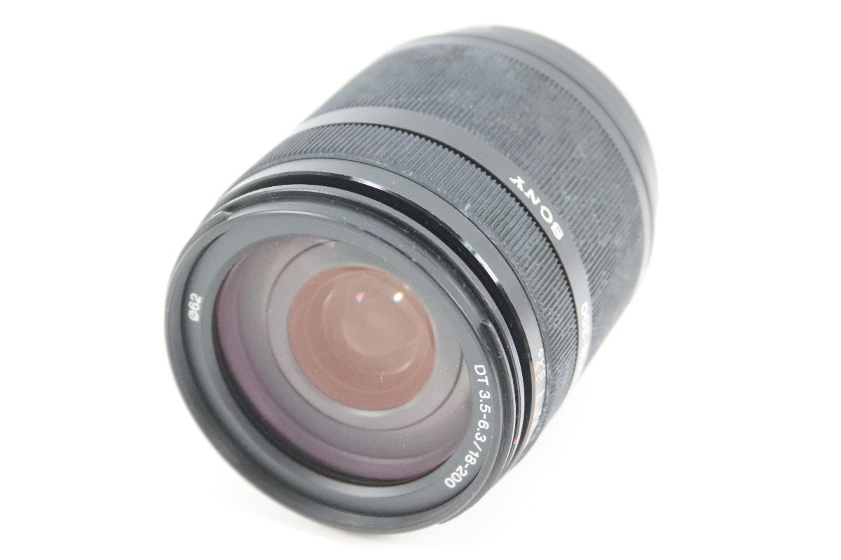 SONY ソニー α200 DT 18-200mm F3.5-6.3 充電器付き デジタル一眼レフ カメラ ズーム レンズ 37844-K_画像8