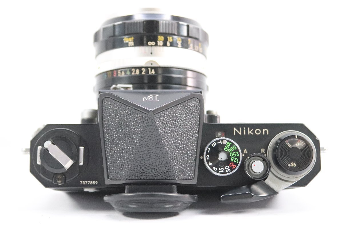 NIKON ニコン F アイレベル NIKKOR-S AUTO 50mm F1.4 一眼レフ フィルム カメラ 単焦点 レンズ 37836-K_画像5