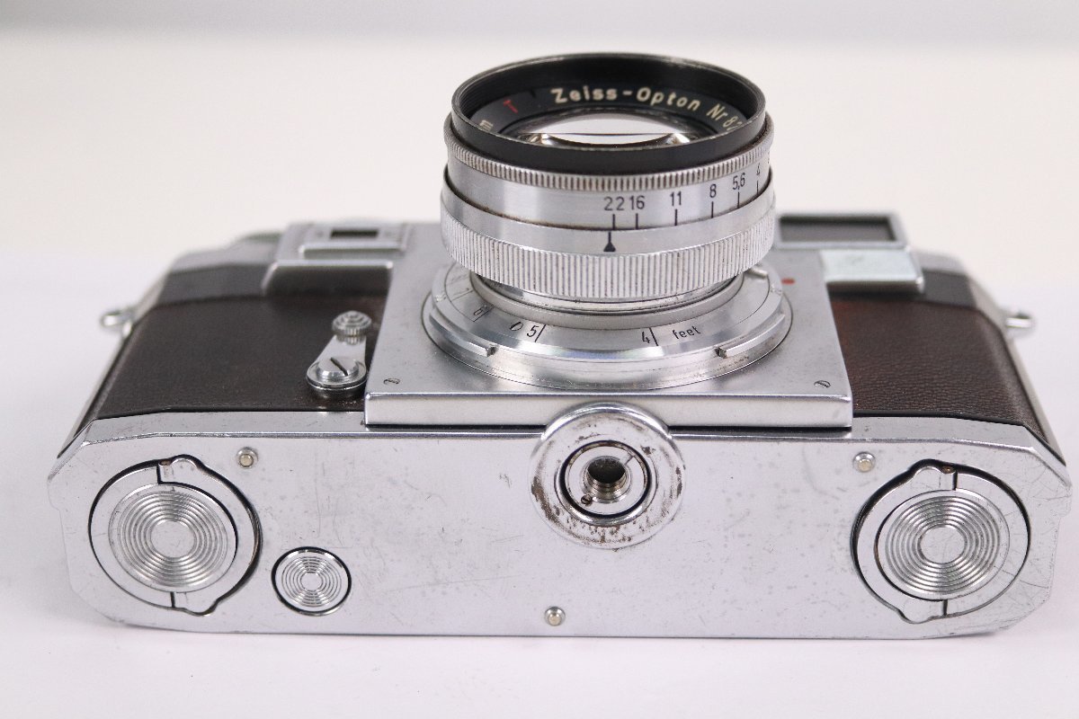 CONTAX コンタックス ZEISS IKON Ⅱ型 ZEISS-OPTON SONNAR 50mm F2 単焦点レンズ ケース付  レンジファインダー フィルムカメラ 38733-F