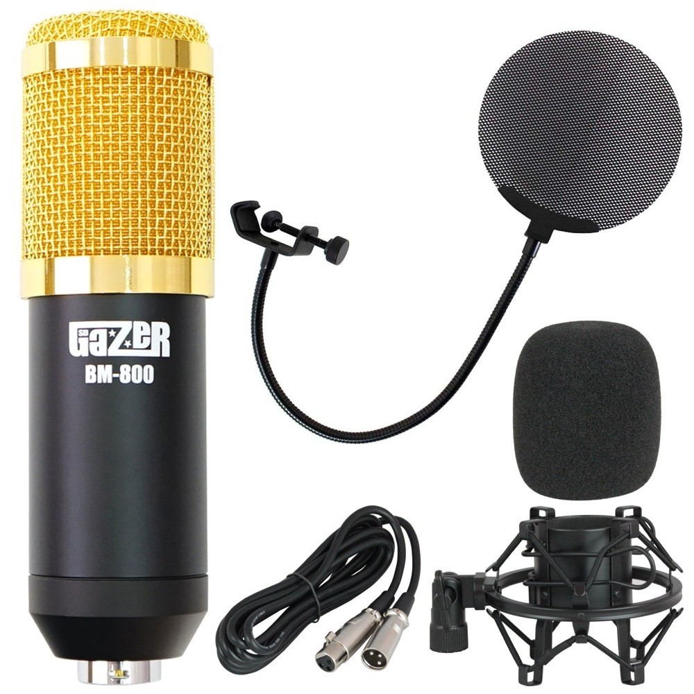 SD GAZER BM-800 Black コンデンサーマイク Dicon Audio DCP-2 メタルポップフィルター付き 2点セット 【期間限定!最安値挑戦】 SD GAZER BM-800 Black コンデンサーマイク Dicon Audio DCP-2 メタルポップフィルター付き 2点セット 【期間限定!最安値挑戦】
