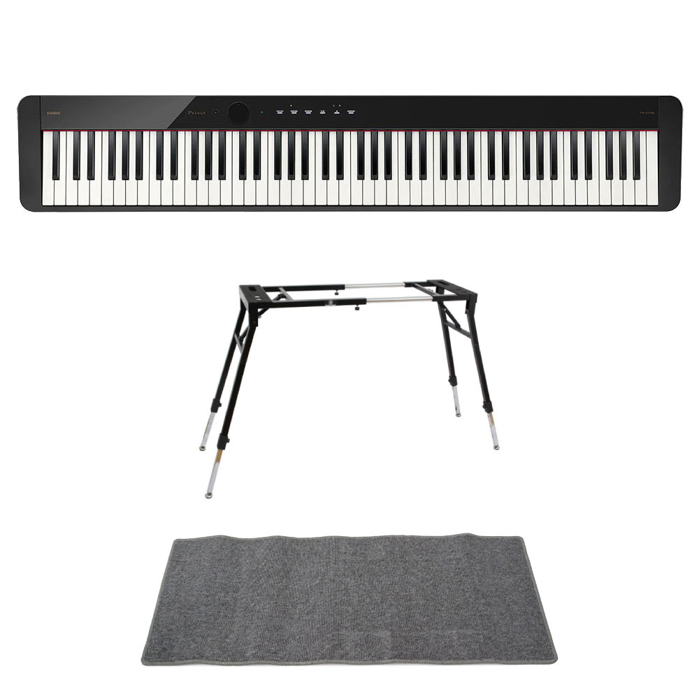 カシオ 電子ピアノ PX-S1100-WE ホワイト Privia 鍵盤数88 内蔵曲60曲 デモ曲1曲 録音機能 Bluetooth機能 新品 送料無料
