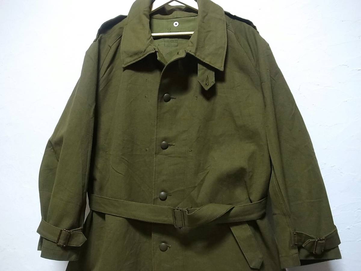 50s French Army フランス軍 M35 モーターサイクルコート /ビンテージ30s40s M38 ベンタイル ロイヤルネイビー イギリス軍 スウェーデン軍_画像1