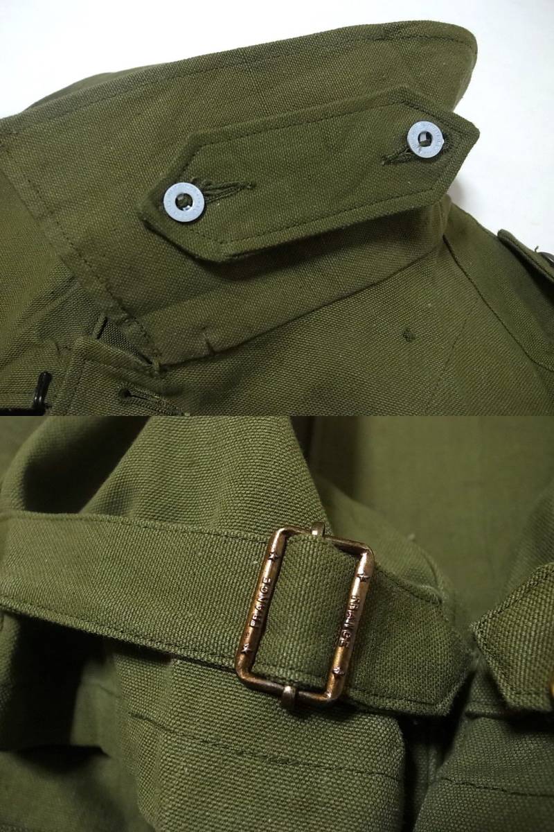 50s French Army フランス軍 M35 モーターサイクルコート /ビンテージ30s40s M38 ベンタイル ロイヤルネイビー イギリス軍 スウェーデン軍_画像7