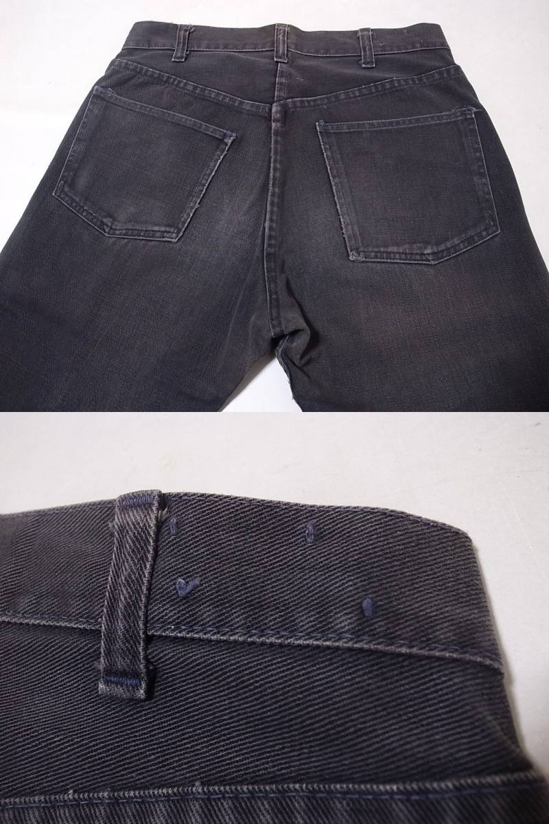 60´s〜 Levi´s リーバイス 518 カツラギ ブラック 黒 テーパード