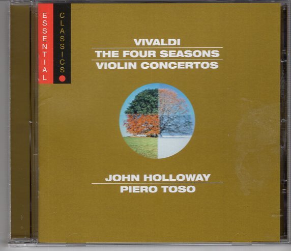 VIVALDI THE FOUR SEASONS VIOLIN CONCERTOS JOHN HOLLOWAY PIERO TOSO_画像1