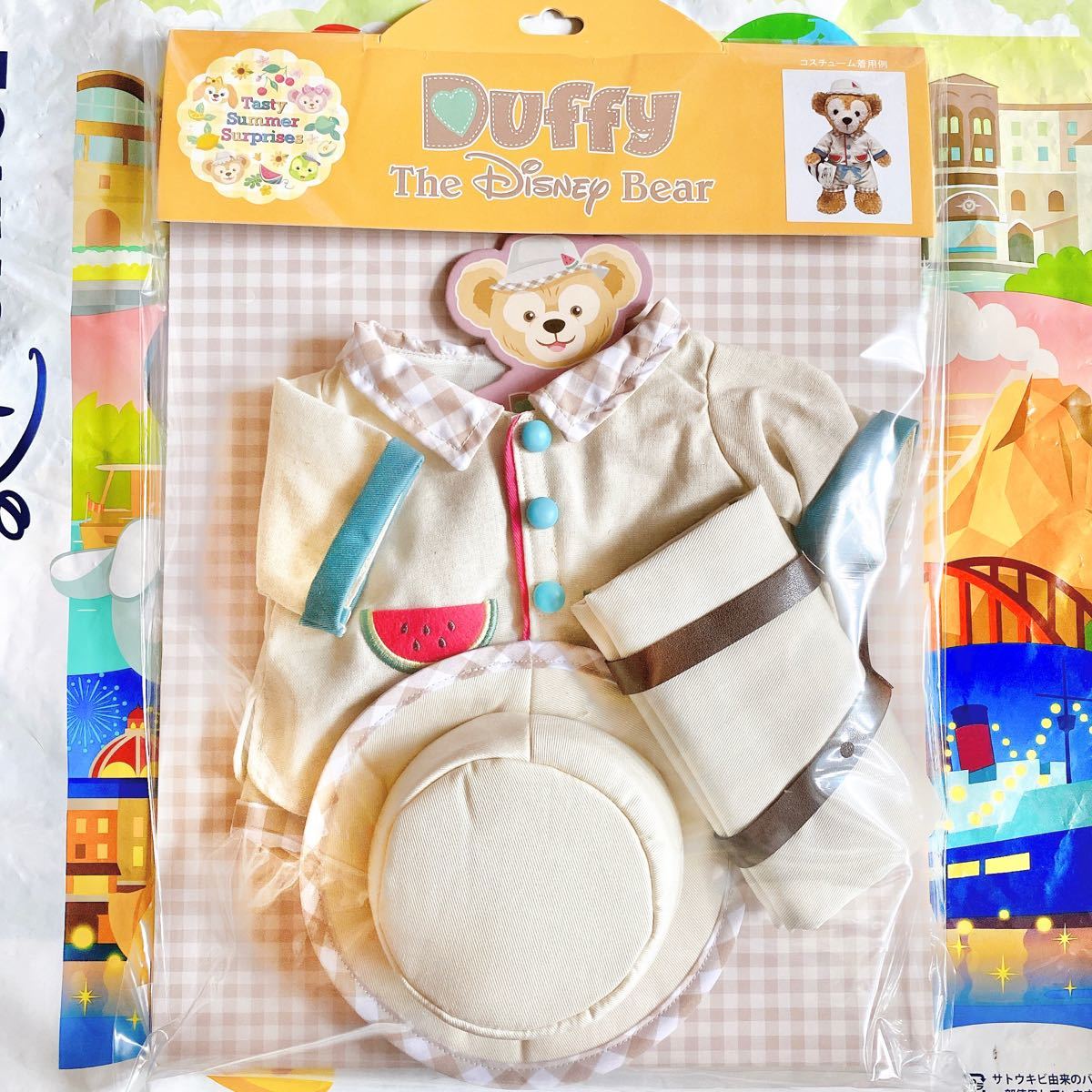 TDR ダッフィー テイスティサマー サプライズ コスチューム 衣装 台紙 直営公式サイト ぬいぐるみコスチューム 【台紙なし】テイスティサマーサプライズ キャラクターグッズ