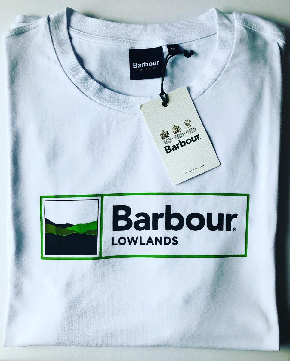 Barbour バブアー ロゴTシャツ_画像1