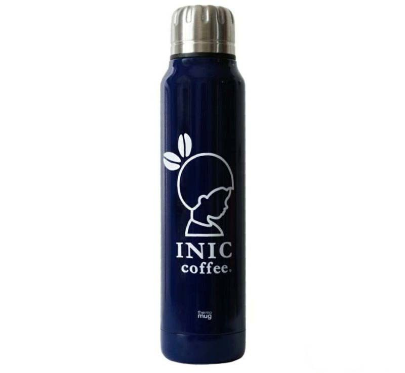 INIC coffee イニックコーヒー 新品 ステンレスサーモボトル 保冷保温 ネイビー 300ml_画像7