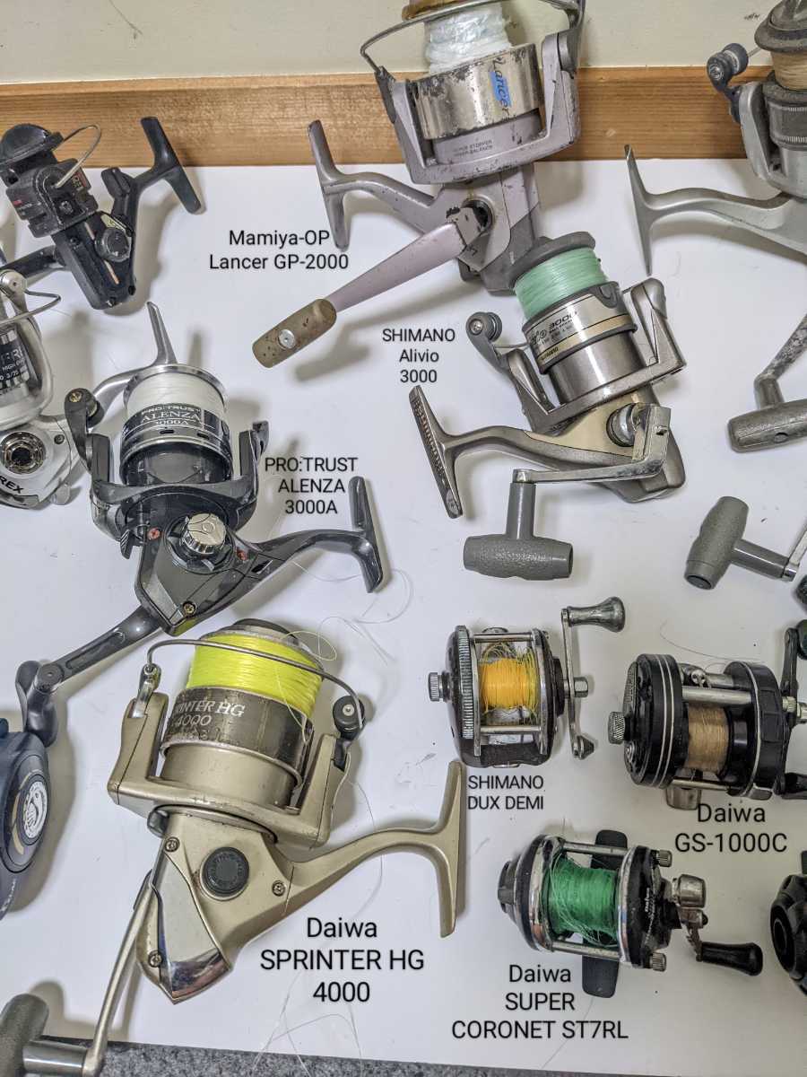 Daiwa/SHIMANO/他 スピニング/ベイトリール　まとめて20個_画像4