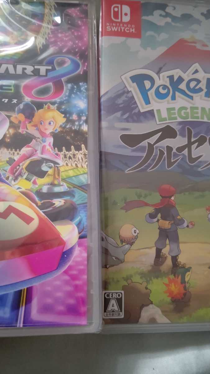 ポケモンレジェンズアルセウス マリオカート8デラックス 新品未開封