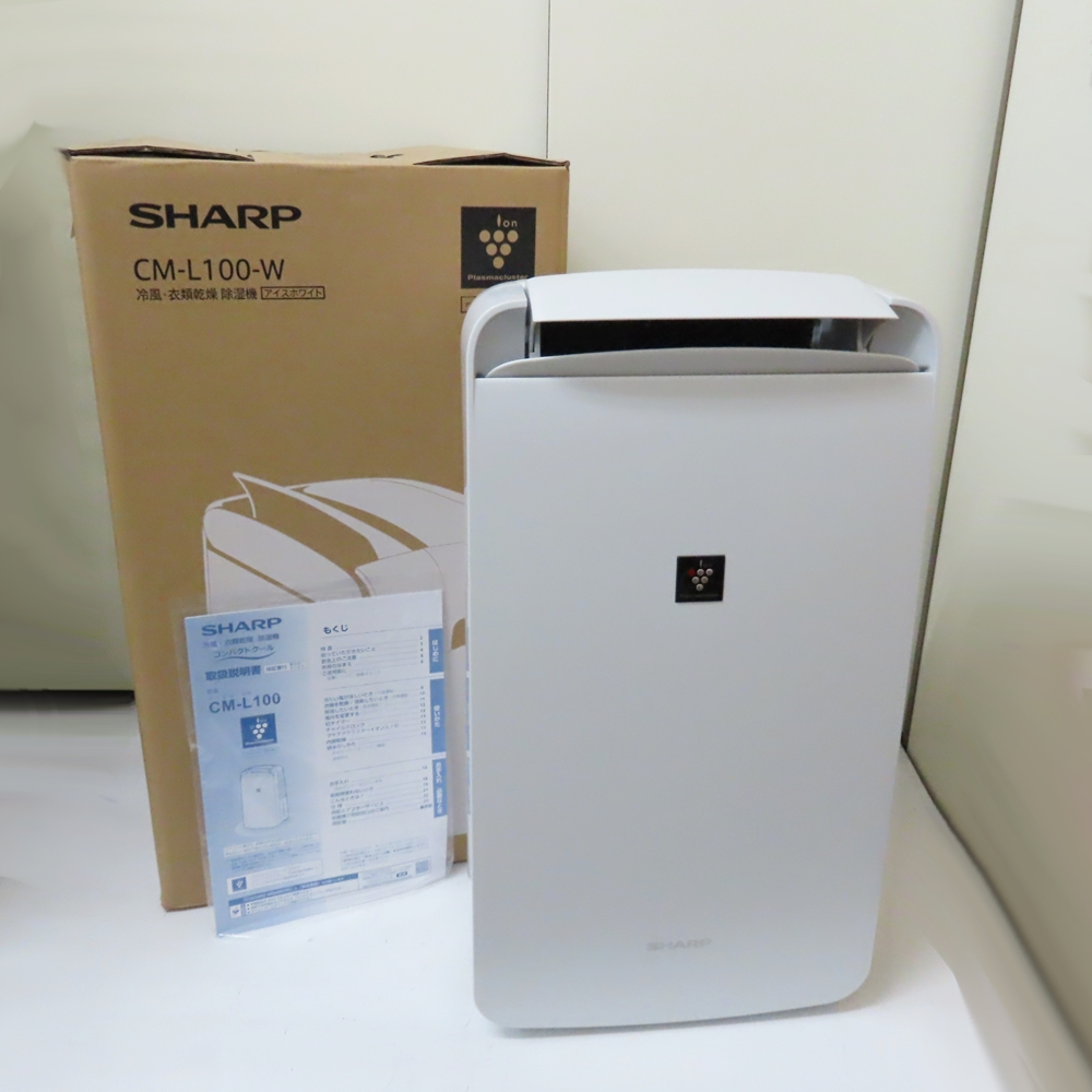 返品送料無料 CM-L100-W SHARP 冷風 衣類乾燥機 除湿器 | www