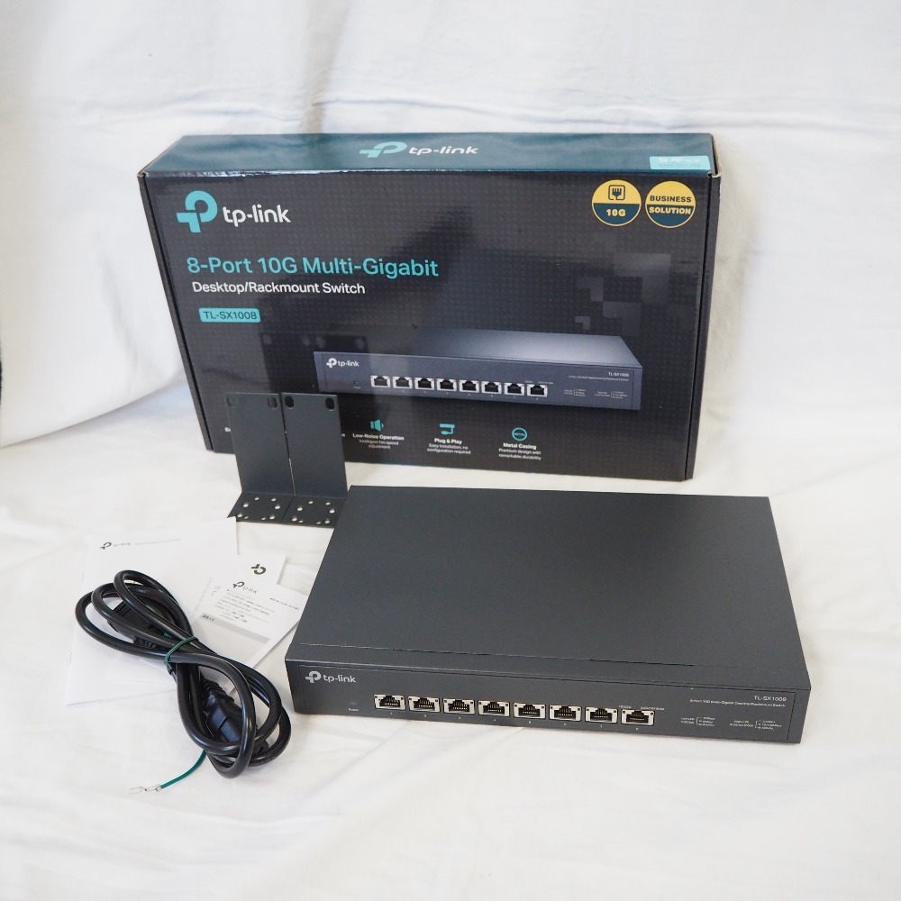 大得価豊富な】 TP-Link 8ポート 10G デスクトップ/ラックマウント