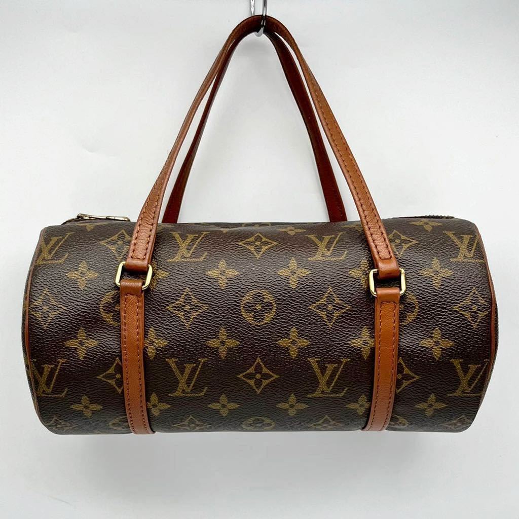 1円 美品 LOUIS VUITTON ルイヴィトン パピヨン 26 モノグラム ハンド