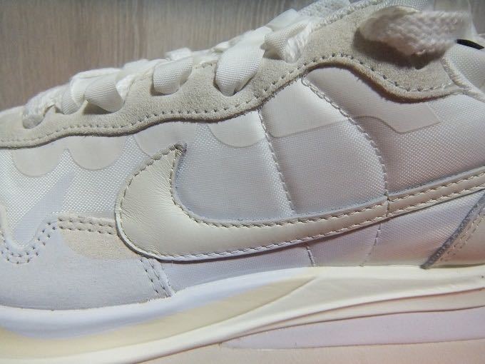 新品 NIKE SACAI VAPOR WAFFLE White Gum 24.5cm☆ナイキ サカイ ヴェイパーワッフル ホワイト ガム WHITE/SAIL-SAIL DD1875-100_画像3