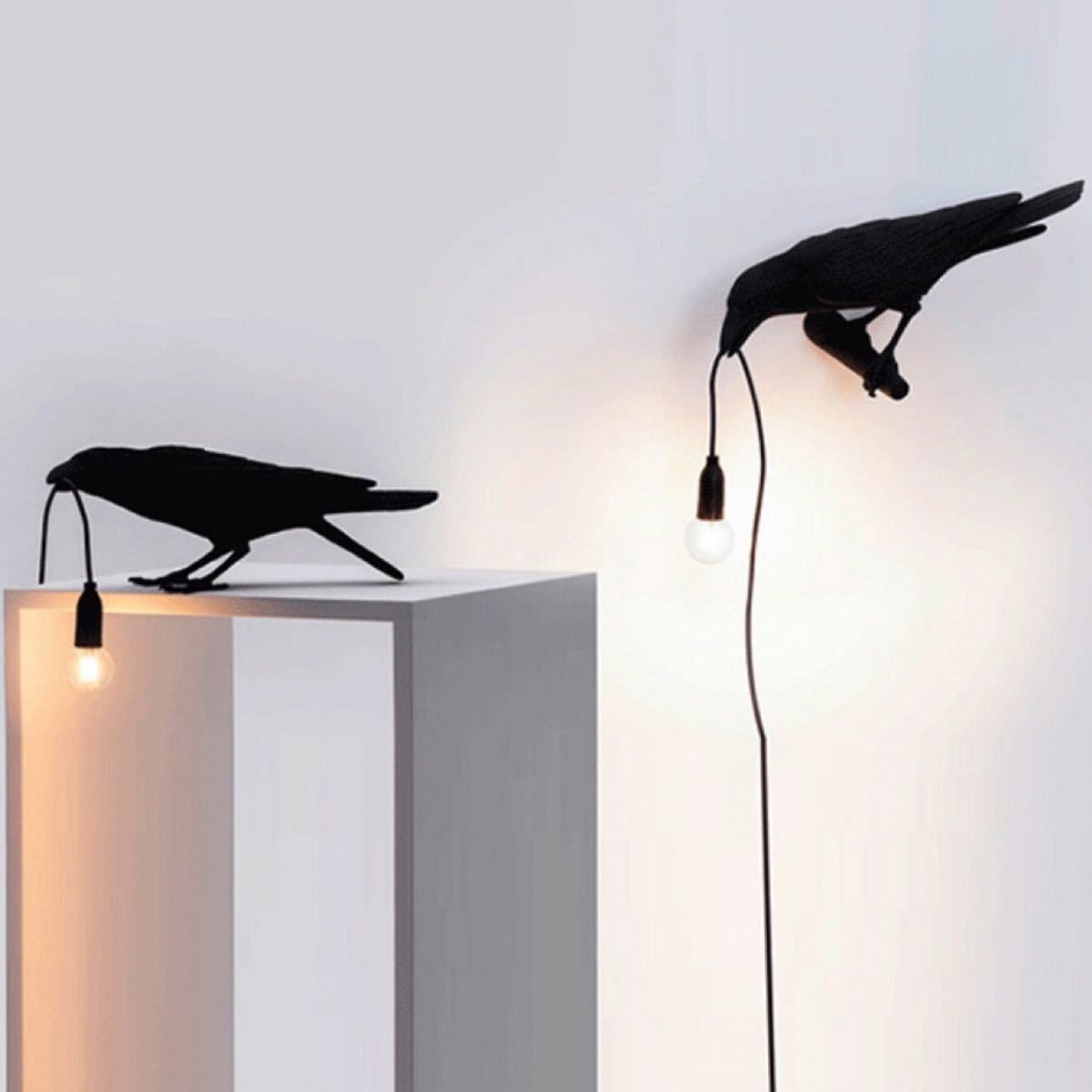 割引も実施中 北欧家具 カラス ランプ 照明スタンド 豆電球 インテリア 鳥