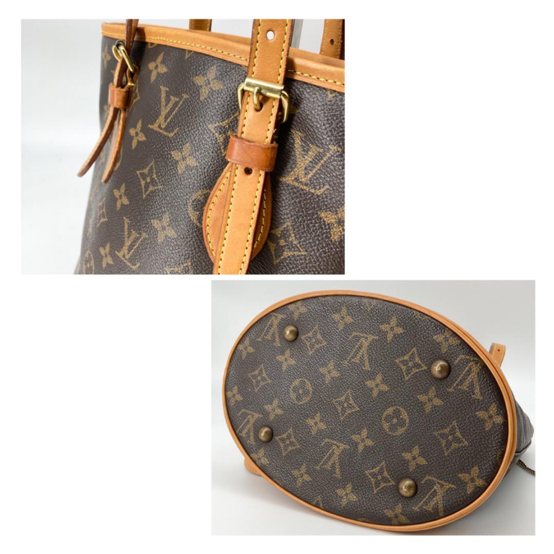 ポーチ付き・美品】1円~◇LOUIS VUITTON ルイ・ヴィトン プチバケット