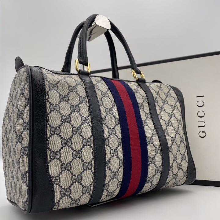 高級感 希少✨GUCCI オールドグッチ ショルダーバッグ GG柄 シェリーライン