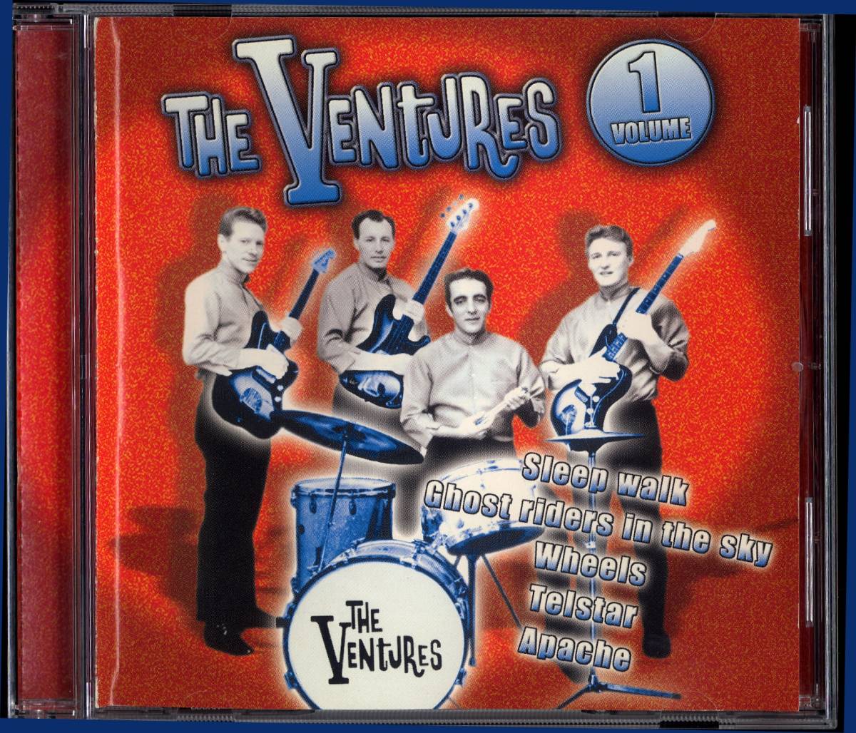 CD THE VENTURES NIGHT TRAIN LONELY HEART WHEELS SURF RIDER etc with 20tracks