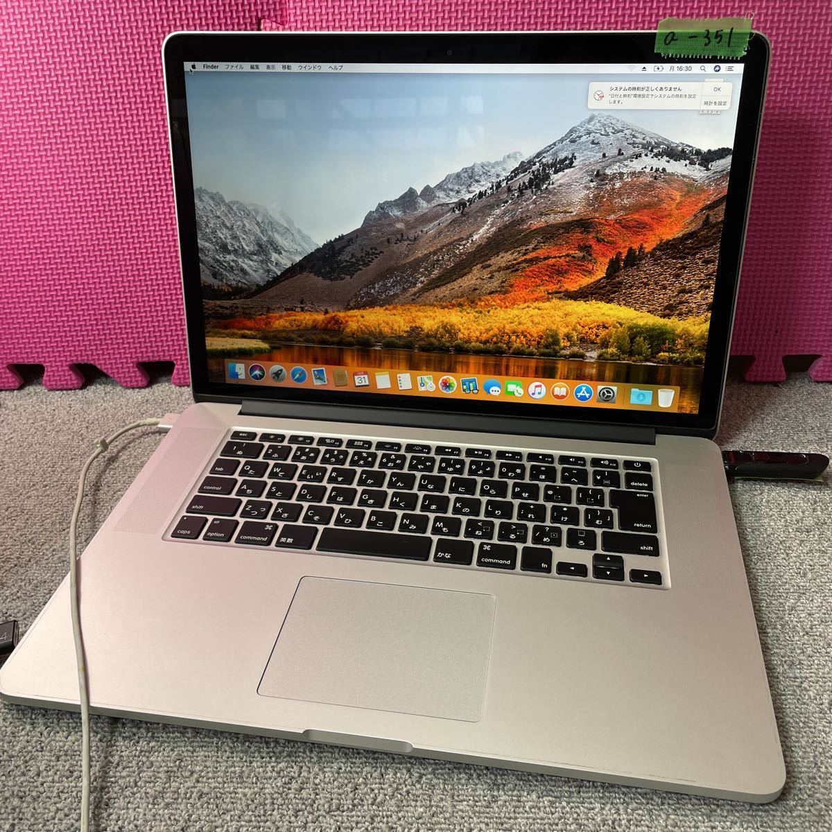 a-351「激得」Mac book Pro 15-inch Model:A1398 2012モデル core i7