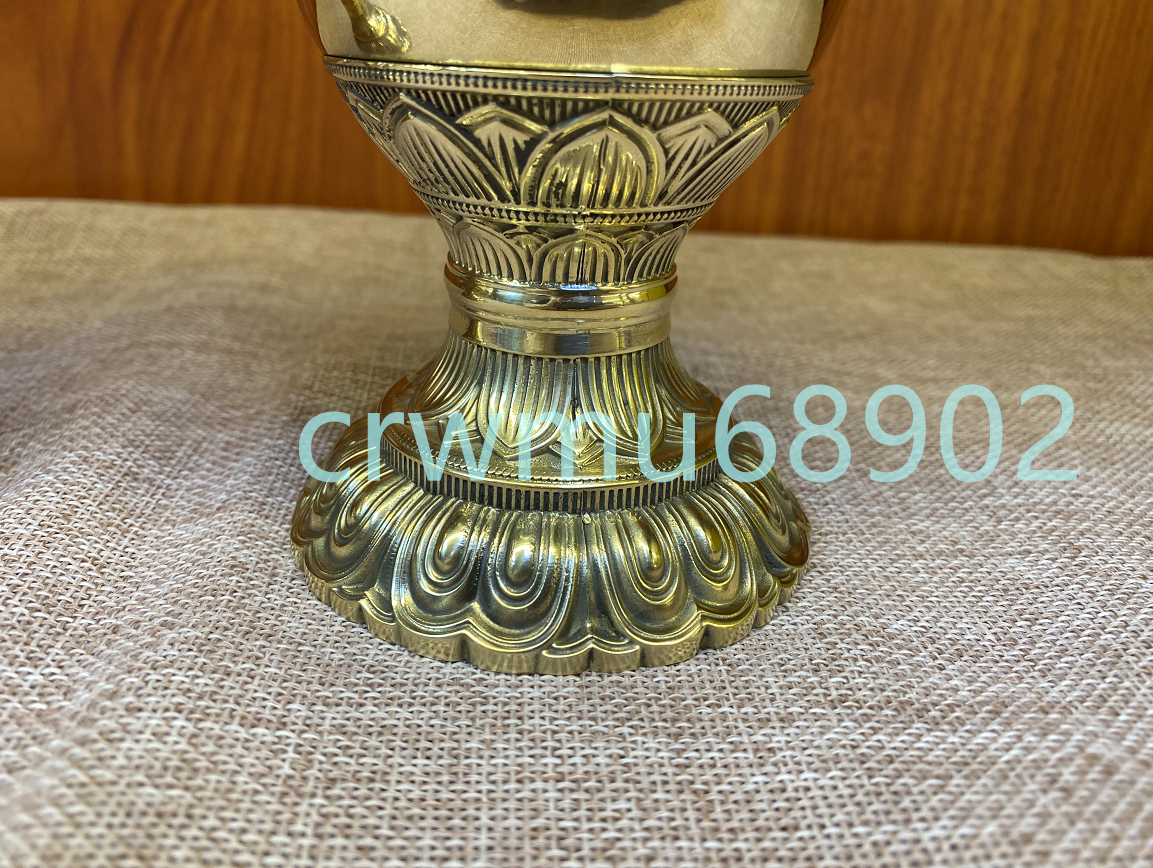 密教法具 美品 別上筋彫前具 華瓶一組 密教法具 美品 別上筋彫前具 華瓶一組
