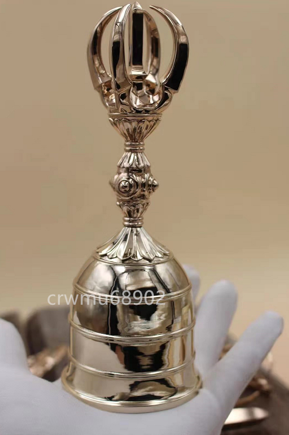 密教法具 仏具 飛行 五鈷鈴 銅製 磨き仕上げ 19cm 密教法具 仏具 飛行 五鈷鈴 銅製 磨き仕上げ 19cm