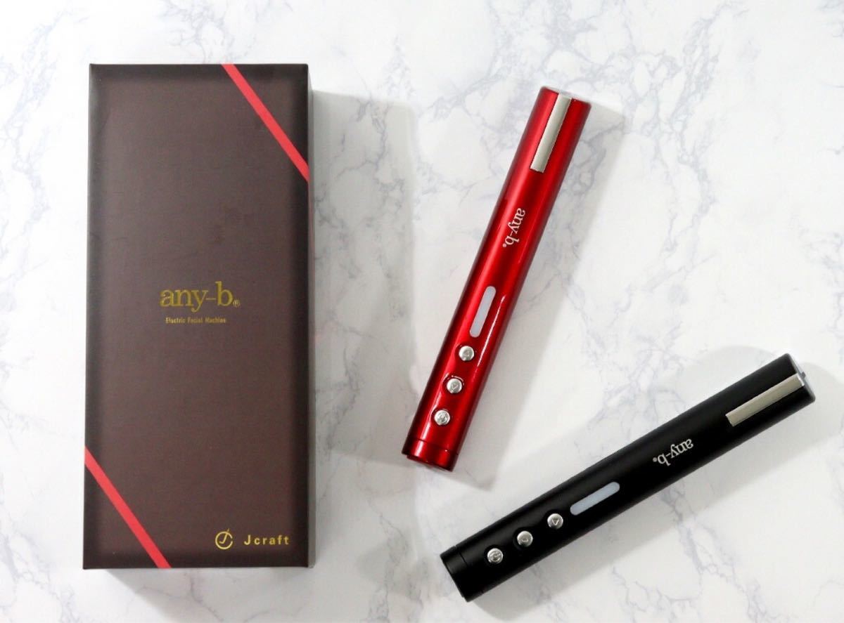 ジェイクラフト スティック型美顔器 ワインレッド ジェイクラフト スティック型美顔器 ワインレッド 美顔器