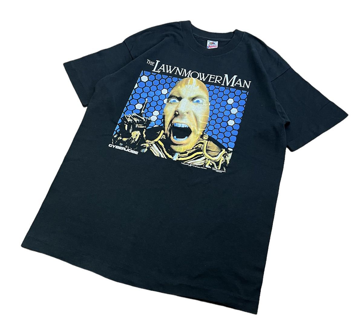 激レア】ビンテージ 90s The Lawnmower Man 映画 Tシャツ L バーチャル