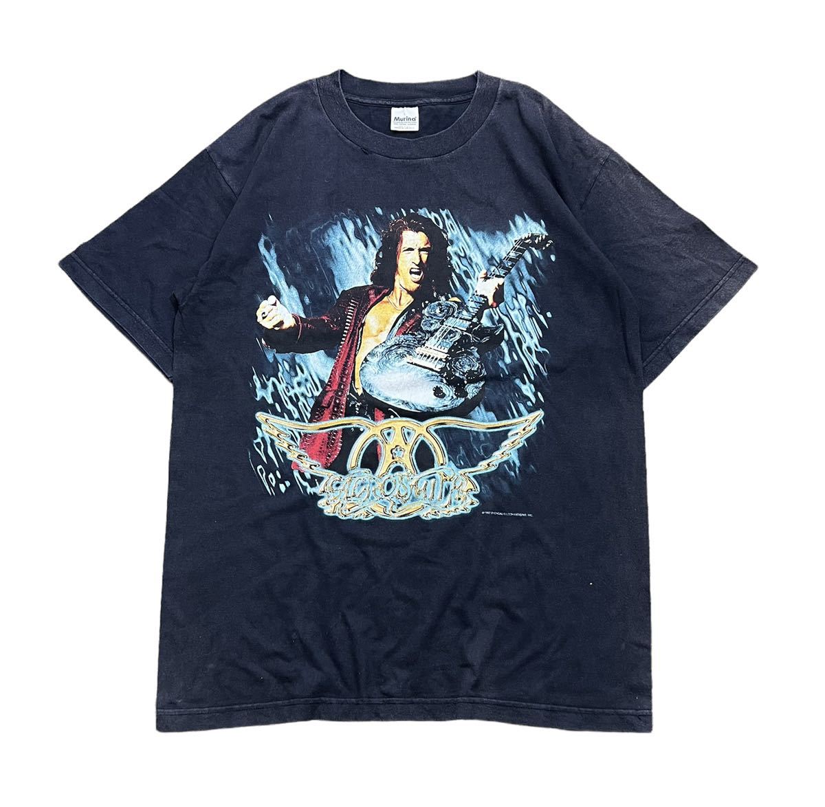ビンテージ 90s【エアロスミス】ロック Tシャツ L USA製 古着 ビンテージ 90s【エアロスミス】ロック Tシャツ L USA製 古着