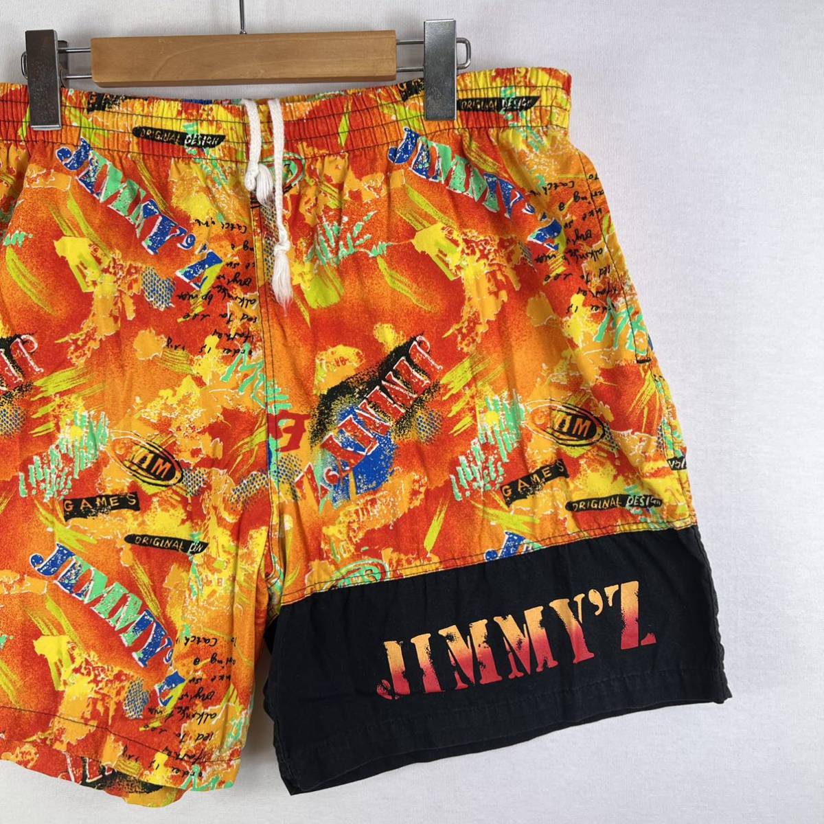 ヴィンテージ 90s【JIMMYZ】ジミーズ ハーフパンツ ショーツ スイム 柄