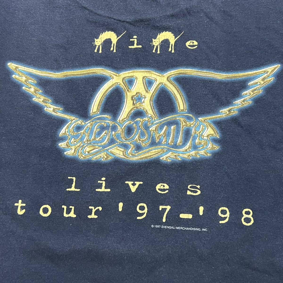 ビンテージ 90s【エアロスミス】ロック Tシャツ L USA製 古着 ビンテージ 90s【エアロスミス】ロック Tシャツ L USA製 古着